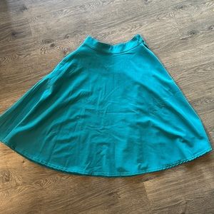 Rock steady teal skirt